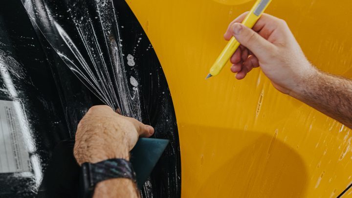 Compass Yellow Rivian R1T – Ultimate Plus Paint Protection Film