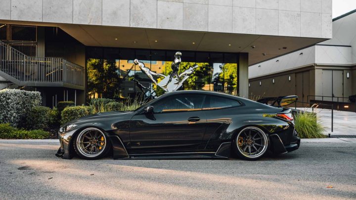 Black ADRO Widebody BMW M4 - MV FORGED LM-101 Wheels