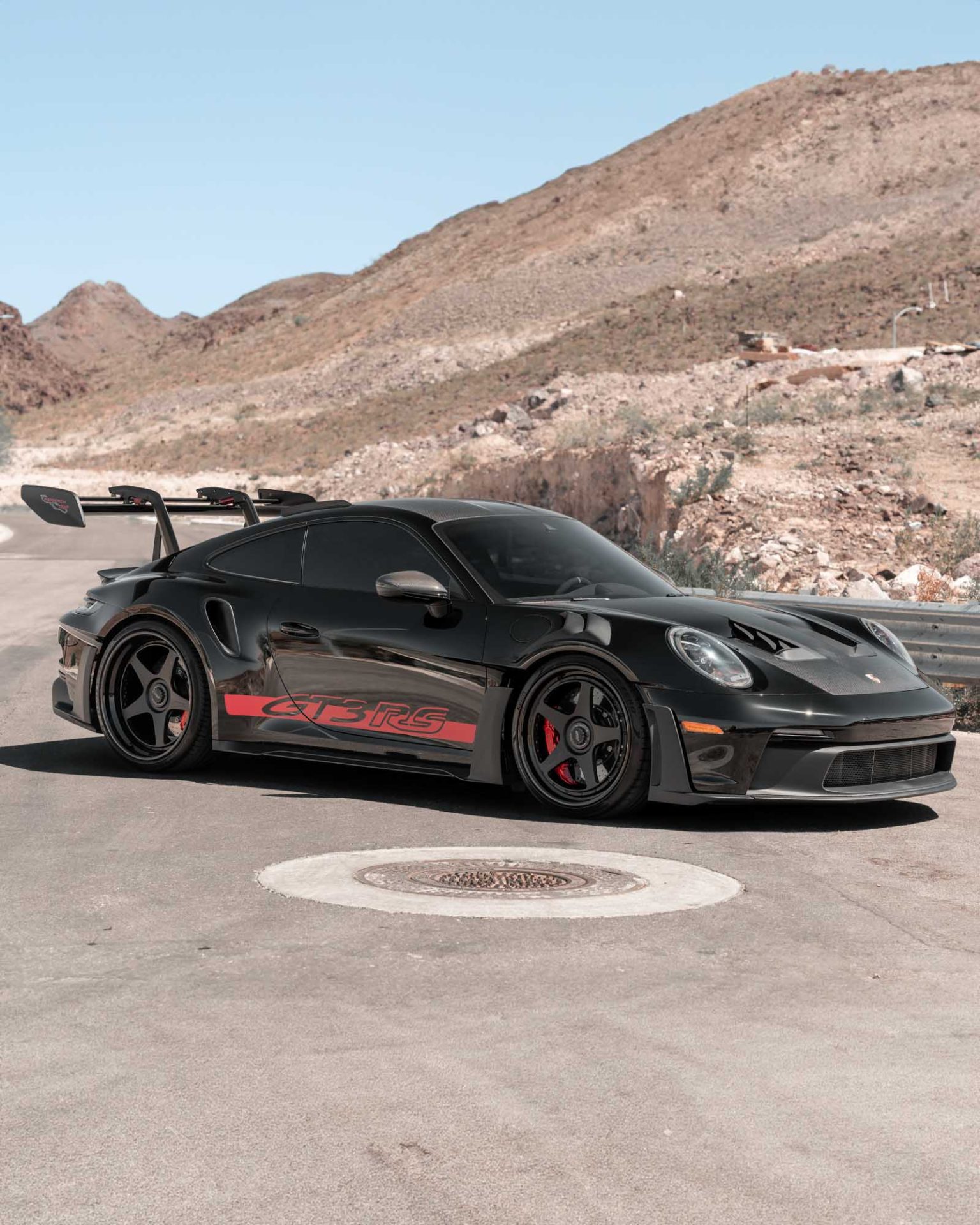 Black Porsche 911 GT3 RS – MV FORGED PS0 | MV40 Wheels