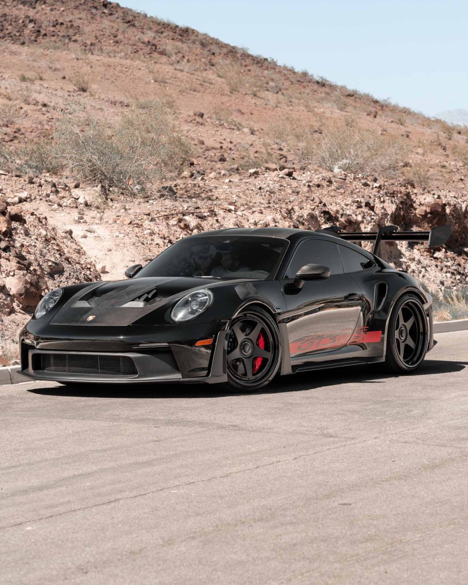Black Porsche 911 GT3 RS – MV FORGED PS0 | MV40 Wheels