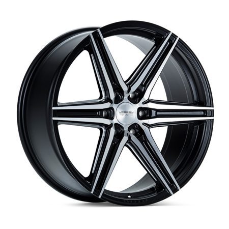 Vossen Hybrid Forged (6-lug) Series HF6-2 Wheel in Brushed Matte Black Wheel – 22×9.5 +20 6-135 [HF62-2F21]