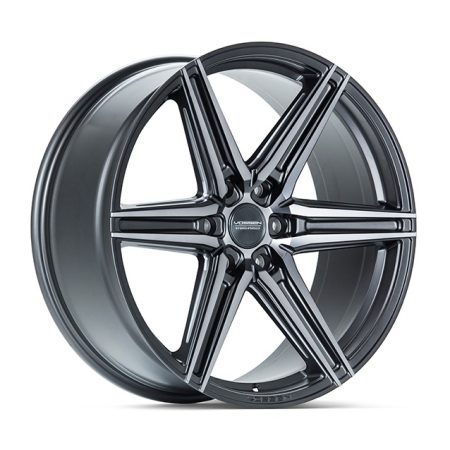 Vossen Hybrid Forged (6-lug) Series HF6-2 Wheel in Tinted Matte Gunmetal Wheel – 24×10 +25 6-135 [HF62-4F43]