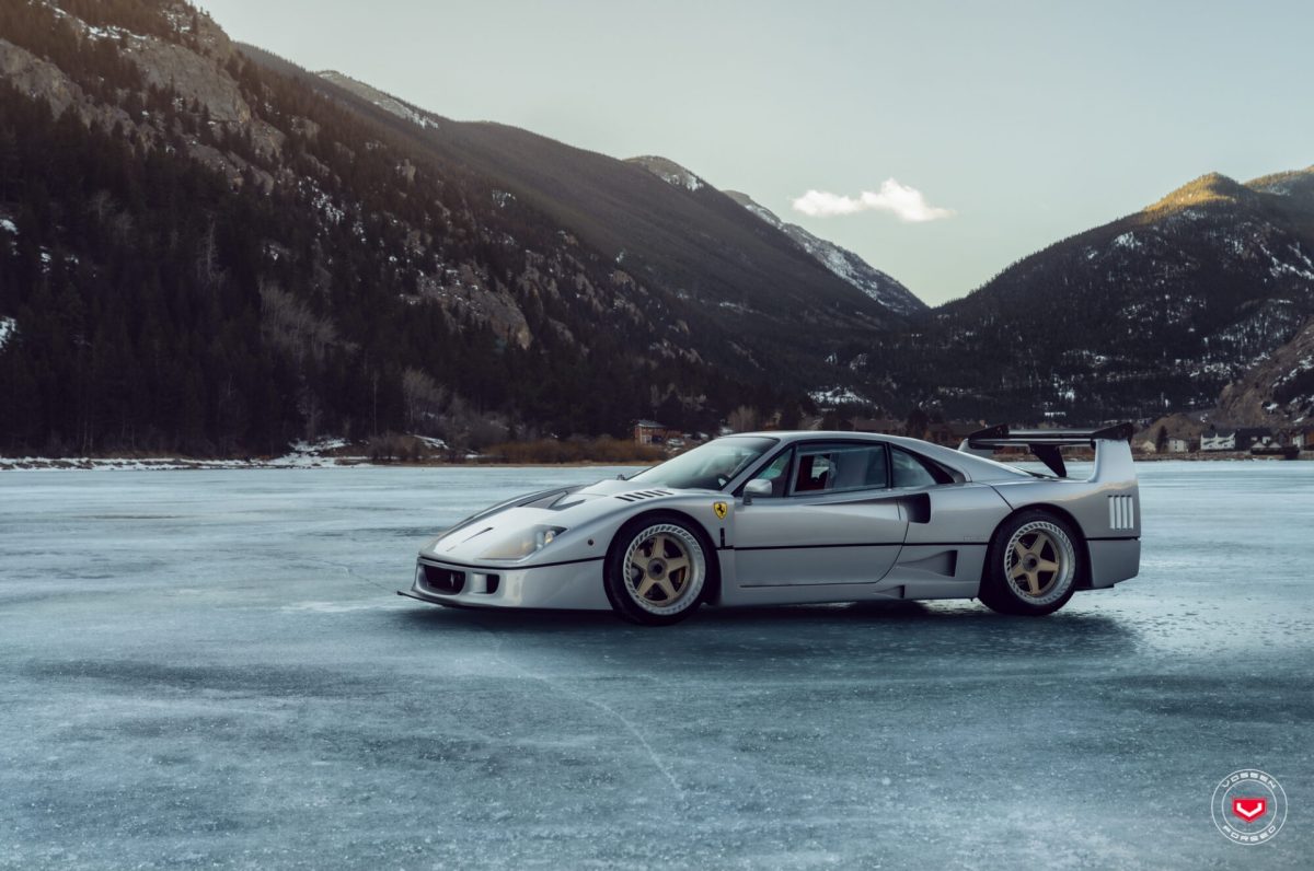 Ferrari F40 – Vossen GEN-01 Three-Piece Forged Wheels with AeroLip