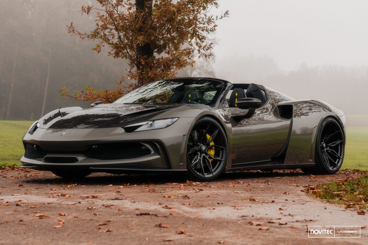 Grigio Medio Ferrari 296 GTS – Novitec x Vossen Series NF11 Wheels