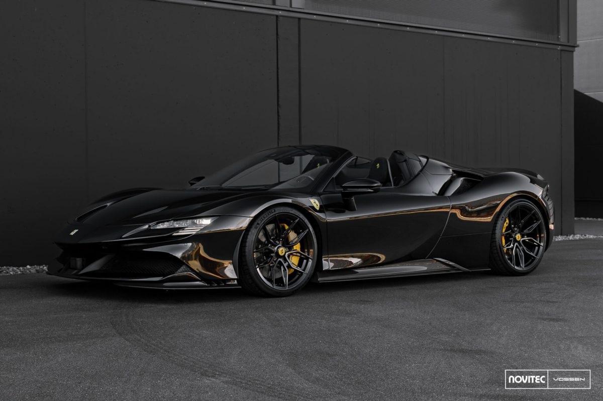 Nero Ferrari SF90 Spider – Novitec x Vossen Series: NF11 Wheels