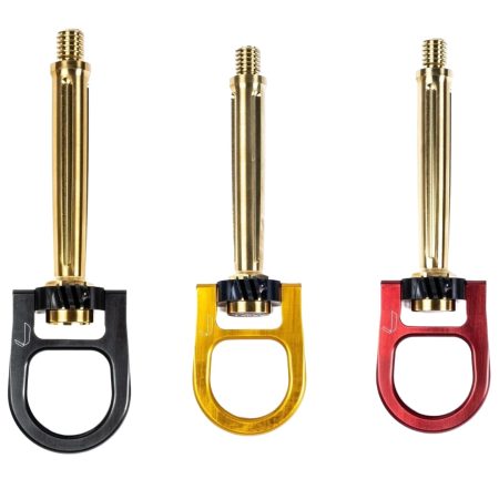 JCR Titanium Folding Tow Hook for 991 Porsche 911 GT2 RS, Turbo, Turbo S, and Turbo S Exclusive