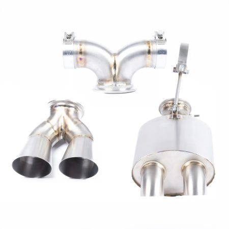 JCR Titanium Exhaust Tip Kit for 981 Porsche Boxster Spyder / Cayman GT4