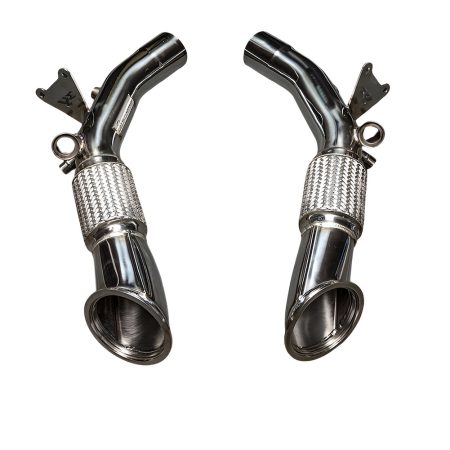 Fi EXHAUST Downpipes for F173 Ferrari SF90 Stradale [FR-SF90-NCAT/FR-SF90-CAT200]
