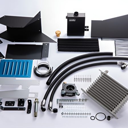 HKS Black S-Type Oil Cooler Kit for R34 Nissan Skyline GT-R [15004-AN105]