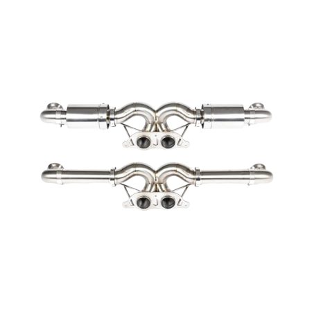 JCR Titanium Non-Valved Superlight Race Exhaust System for 997 / 991 Porsche 911 GT3, GT3 RS, GT3 RS 4.0, GT3 Touring, and R