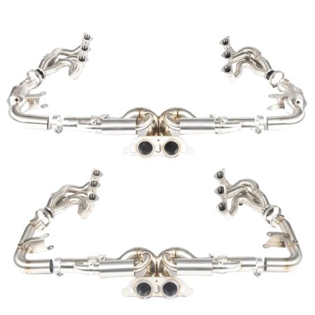 JCR Valved Superlight Race Exhaust System & Manifold Assembly for 991.2 Porsche 911 GT3 RS (with OPF) / Speedster