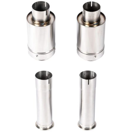 JCR Titanium Superlight Race Silencers for 997 / 991 Porsche 911 GT3, GT3 RS, GT3 RS 4.0, GT3 Touring, and R