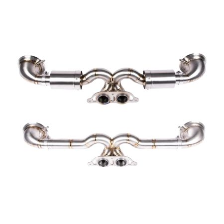 JCR Titanium Non-Valved Race Exhaust System for 992 Porsche 911 GT3, GT3 RS, GT3 Touring, and S/T