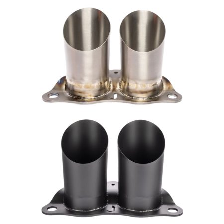 JCR Titanium OEM-Replacement Megaphone Exhaust Tips for 992 Porsche 911 GT3, GT3 RS, GT3 Touring, and S/T