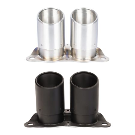JCR Titanium & Inconel OEM-Replacement Rolled Exhaust Tips for 992 Porsche 911 GT3, GT3 RS, GT3 Touring, and S/T