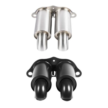 JCR Titanium OEM-Replacement Silenced Exhaust Tips for 992 Porsche 911 GT3, GT3 RS, GT3 Touring, and S/T