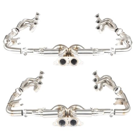 JCR Valved Superlight Race Exhaust System & Manifold Assembly for 992 Porsche 911 GT3, GT3 RS, GT3 Touring, and S/T