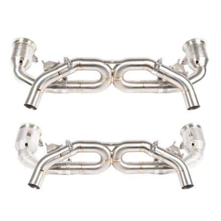 JCR Titanium Non-Silenced Race Exhaust System for 992.1 Porsche 911 Carrera, Carrera GTS, and Carrera S / Sport Classic / Turbo and Turbo S