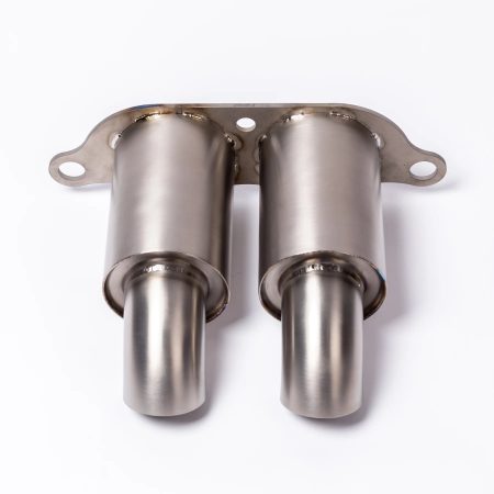 JCR Titanium Silenced Exhaust Tips for 997 / 991 / 992 Porsche 911 GT3-Based Models (with JCR exhaust system)