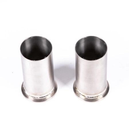 JCR Titanium Side Silencer Bypass Valve Delete Sections for 997 / 991 Porsche 911 GT3, GT3 RS, GT3 RS 4.0, GT3 Touring, and R