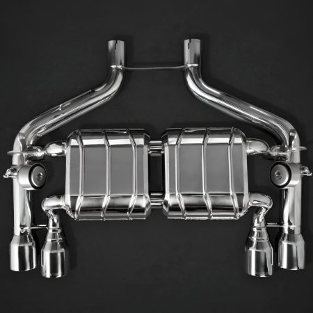 Capristo ECE Valved Exhaust System w/ CES3, Mid-Silencer Spares and Carbon Tips for F87 BMW M2