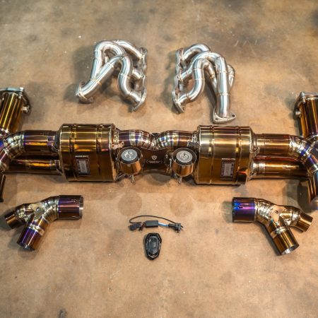 Valvetronic Designs Valved Race Exhaust System for 991 Porsche 911 Turbo / Turbo S [POR.991.TUR.VSES.FFH.TI]