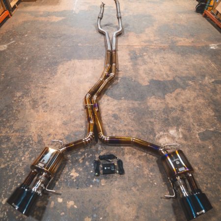 Valvetronic Designs Valved Sport Exhaust System for C8 Audi RS6 / RS7 [AUD.C8.VSES.FF.TI/AUD.C8.VSES.TI]