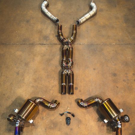 Valvetronic Designs Valved Sport Exhaust System for F149 Ferrari California [FER.CALI.43.VSES.TI/FER.CALI.43.VSES.FF.TI]