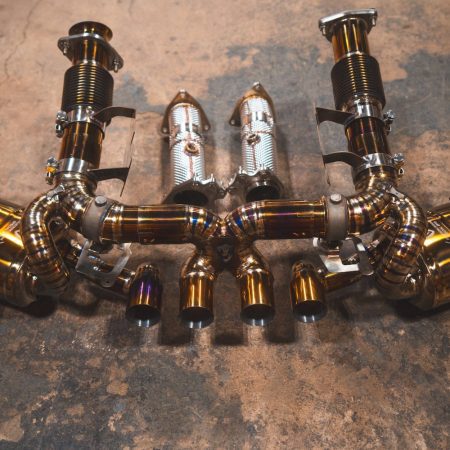 Valvetronic Designs Valved Sport Exhaust System for C8 Chevy Corvette Z06 [CHEV.C8Z.VSES.FF.TI/CHEV.C8Z.VSES.TI]