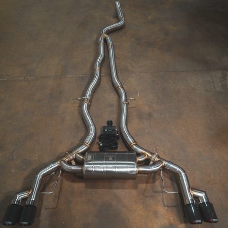 Valvetronic Designs Valved Sport Exhaust System for G01 / G02 BMW X3 and X4 M40i [BMW.G01.M40i.VSES.BR.BLK/BMW.G01.M40i.VSES.BR.RC]