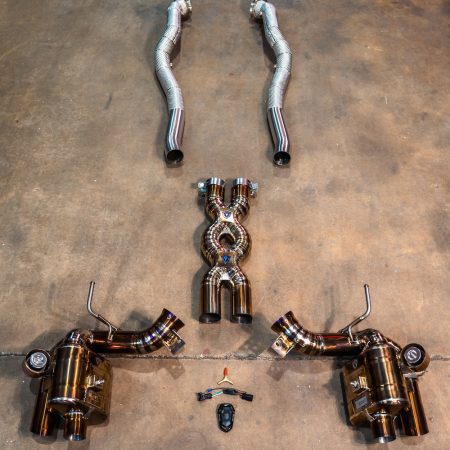 Valvetronic Designs Valved Sport Exhaust System for F152 & F152M Ferrari F12 / 812 [FER.F12OPF.VSES.FF.TI/FER.F12.VSES.FF.TI/FER.F12.VSES.TI]