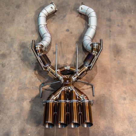 Valvetronic Designs F1 Race Exhaust System for P26 Mclaren 765LT [MAC.765LT.F1.TI/MAC.765LT.F1.FF.TI]