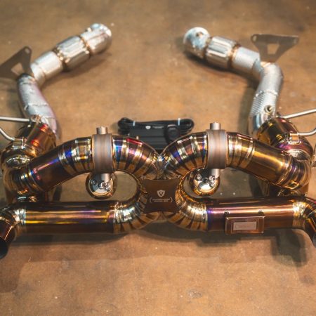 Valvetronic Designs Valved Sport Exhaust System for F142M Ferrari 488 GTB [FER.488.VSES.FF.TI/FER.488.VSES.TI]
