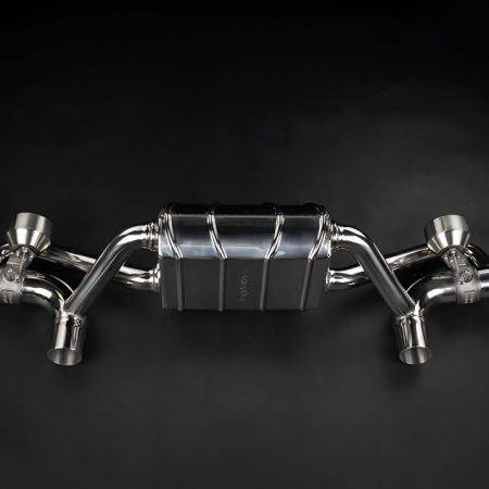Capristo Valved Muffler w/ CES3 (oem tips) for 982 Porsche 718 Cayman GT4 RS [02PO01003032]