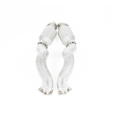 JCR Titanium Race-Silenced Link Pipes for 982 Porsche 718 Cayman GT4 RS / Spyder RS