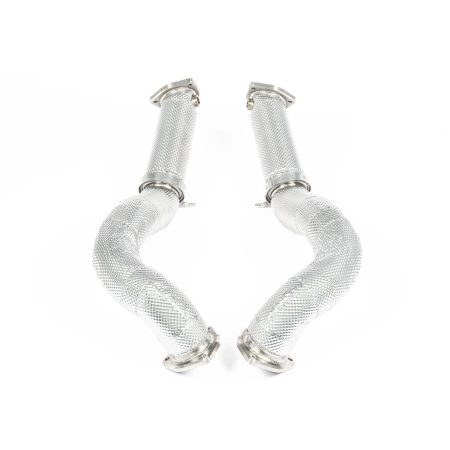 JCR Titanium Non-Silenced Link Pipes for 982 Porsche 718 Cayman GT4 RS / Spyder RS