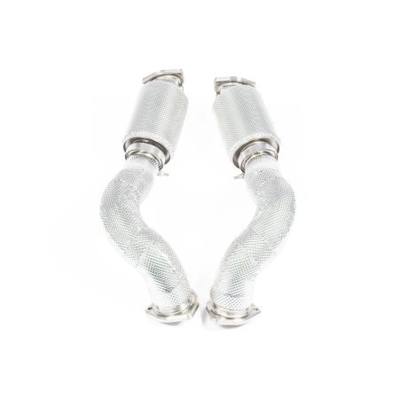 JCR Titanium Silenced Link Pipes for 982 Porsche 718 Cayman GT4 RS / Spyder RS