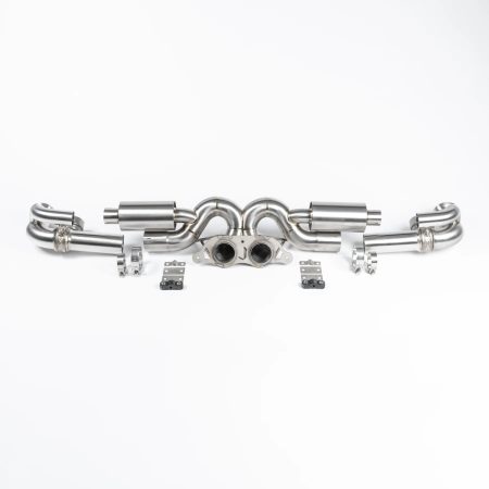 JCR Titanium Valved Superlight Race Exhaust System for 997 / 991 Porsche 911 GT3, GT3 RS, GT3 RS 4.0, GT3 Touring, and R