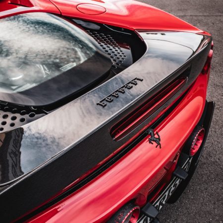 Capristo Carbon Rear Spoiler for F173 Ferrari SF90 [03FE12710001]