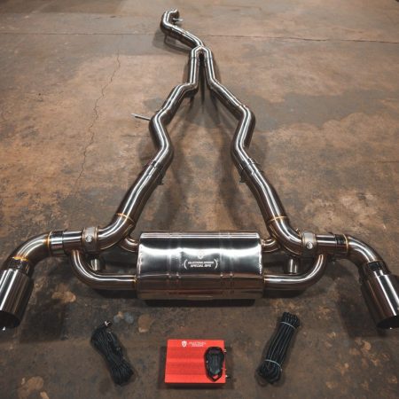 Valvetronic Designs Valved Sport Exhaust System for A90 / A91 Toyota GR Supra [TOY.A90.VSES.BR/TOY.A90.VSES.TI/TOY.A90.VSES.AG]