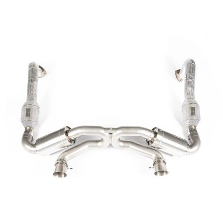 JCR Titanium Superlight Race Exhaust System & Link Pipe Assembly for 982 Porsche 718 Boxster GTS 4.0 and Spyder / 718 Cayman GT4 and GTS 4.0