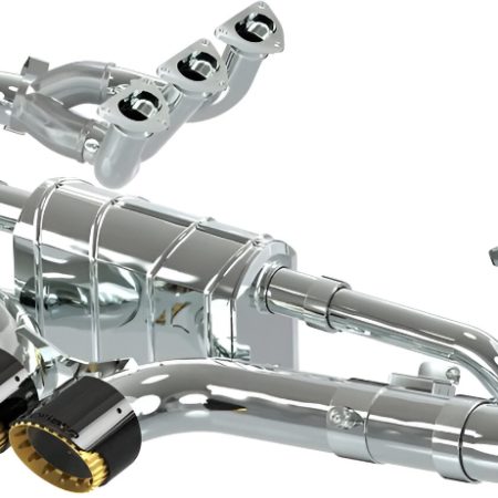Capristo Valved Muffler w/ Sport Headers and Carbon Tips for 992 Porsche 911 GT3 & GT3 RS