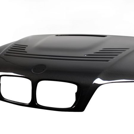 Karbonius Composites Carbon Vented Hood for E46 BMW M3 [E46CP01-CFRP-2/E46CP01-GFRP-2]