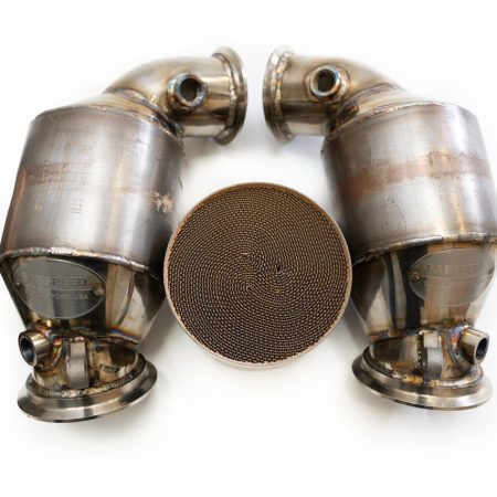 Fabspeed Downpipes with Sport Cat for F9x BMW M8 [FS.BMW.M8.PSCDP]